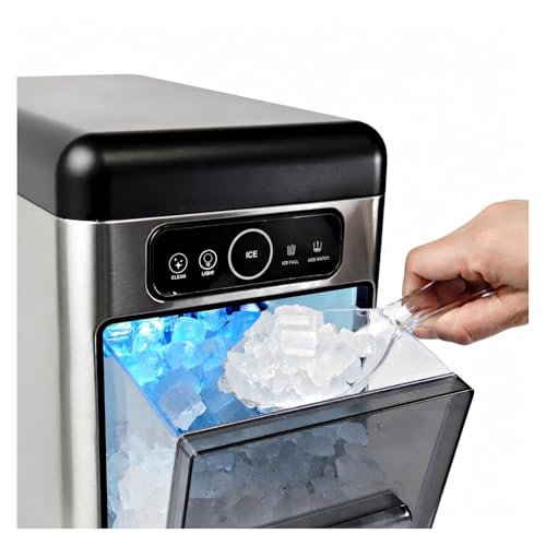 Fabricadora de hielo compacto de mostrador KKIMNF-40SS miniatura 3