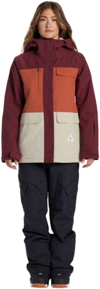 DC Shoes Women's Insulated Snowboard Jackets - Liberate Jacket | Tawny Port, X-Small