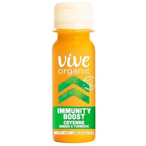 Vive Organic Immunity Boost Cayenne, Ginger & Turmeric Shot (2oz ...