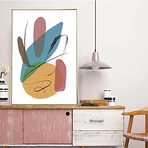 Póster impreso abstracto y moderno de 70x90cm para renovar paredes vacías sin esfuerzo 2