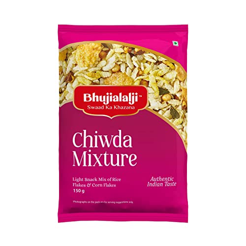 Image of Bhujialalji Chiwda mix (Combo pack of 5) 750g | Mumbaiya bhel | Soya crunch | Punjabi tadka | Soya stick | Rajasthani Namkeen | indian Spices | Indian Tea Time Fresh & Mixture | Ready to eat.