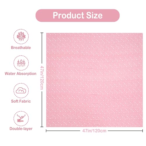 Image of Softan Swaddle Blanket, 47x47 in Muslin Swaddle Receiving Blanket for Newborns, Breathable & Soft, 4 Pack Flower Bow and Bear