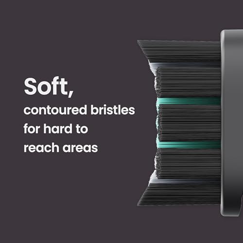 Image of Quip Ultra Next Generation Smart Toothbrush - Timed Electric Toothbrush with Case - Replaceable Brush Head, Soft Bristles, Silicone Handle, 30-Day Battery Life - Travel Toothbrush - Eclipse