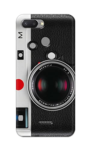 Image of Printed Hard Back Cover Case for Mi Redmi 6 Back Cover (Vintage Camera) -1302