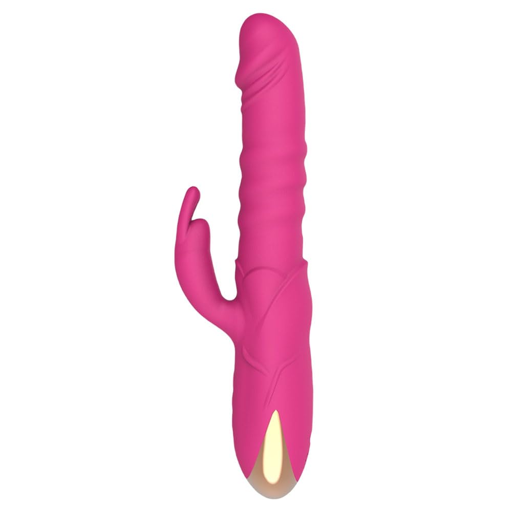 BeHorny Rabbit Vibrator Thrusting & Twisting Silicone Waterproof Rechargeable Vibrator Clitoris Stimulator