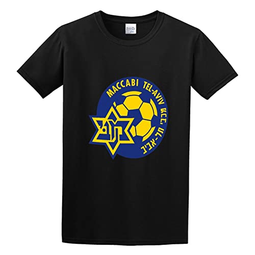 Photo de Maccabi Tel Aviv Design Style Men Adult Short Sleeve Black L