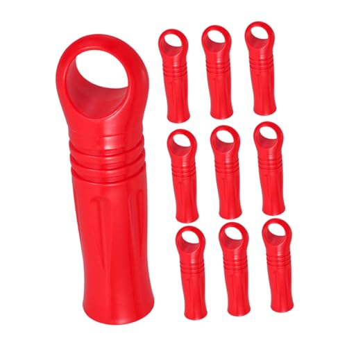 SOESFOUFU 10pcs Broom Handle Grip Sleeve for Mop Rod Replacement End Caps for Dustpan Broom Handle Effortless Installation Versatile Use