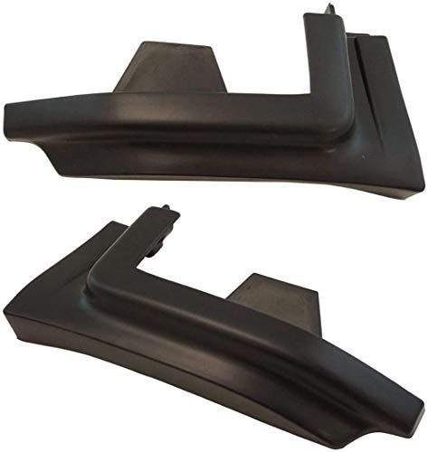 I-MATCH AUTO PARTSSet of 2 Front Driver and Passenger Side Bumper to Body Filler Black For 1994 95 96 97 98 99 00 01 2002 Chevy Tahoe Pickup Suburban GMC Yukon 12375170 12375171 GM1088168 GM1089168