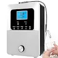 Alkaline Water Ionizer Machine - pH 3-11, 800mV ORP, 8000L Filter, Auto-Cleaning, Voice Control, Premium Water Purifier (Black) for Healthy Hydration