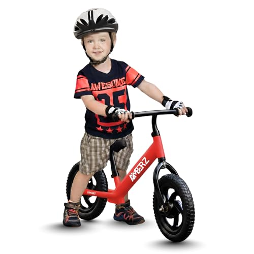 Image of Pedal-Free Learning Balance Bike for Kids | Adjustable Seat & Handle | Anti-Puncture EVA Wheels | Lightweight 12 inch Design Suitable for Girls and Boys 2-5 Years (Max Weight Capacity 30 Kg)