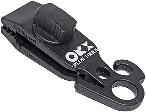 ORXPLUS TOOLS 4pcs Knot-free Tarp Clips Thumb Screw with Hook Tail Tent Clips Awning Clamp Set Tent Clamps…