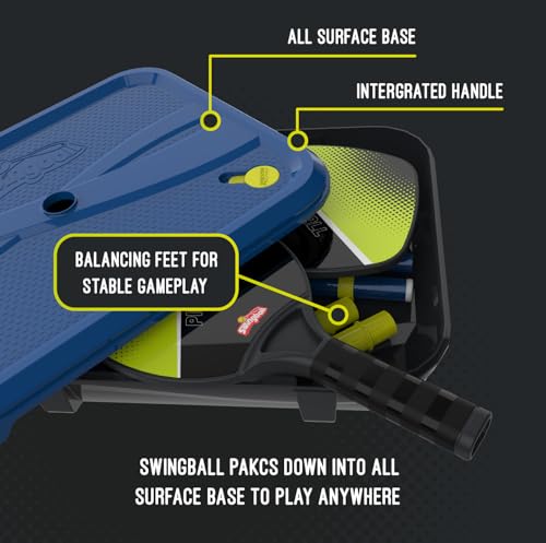 Pickleball Swingball l'ensemble de jeu compact pour jouer sans grand terrain