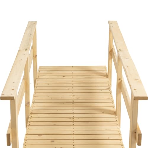 Outsunny US844-763V00ND0131 7' Wooden Garden Bridge thumb #8