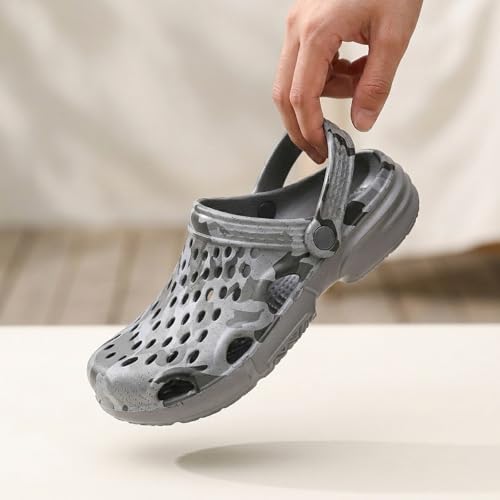 Image of FLIOZY Men's Garden Clogs Shoes Non Slip Shower Slippers Summer Outdoor Beach Sandals