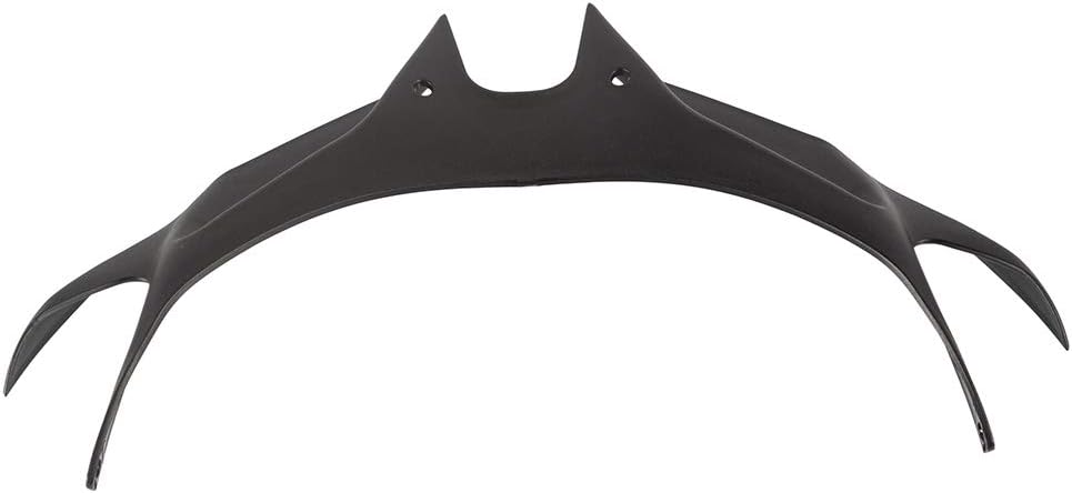 Motorcycle Front Aerodynamic Winglet Decoractive Spoiler ABS Plastic Fairing Accessories for Kawasaki Ninja 250/400 2018-2020 (Black)