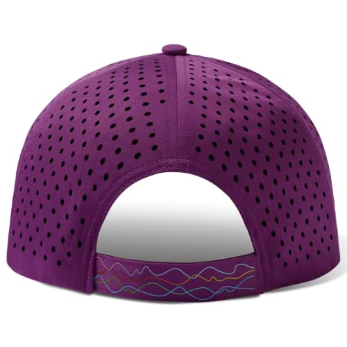Image of UPF 50+ Performance Water Resistant Baseball Cap Lightweight Breathable Hat Golf Running Boat Hiking for Men Women