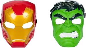 Marvel Avengers Iron Man & Hulk Masken 2er-Pack