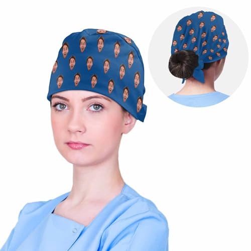 Gorro quirúrgico ajustable personalizado unisex miniatura 2