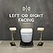 Day Moon™ Gold Toilet Paper Holder Free Standing Toilet Paper Holder with Storage - Toilet Paper Stand and Tissue Holder for Bathroom - Toilet Paper Holder with Shelf and Wipe Holder
