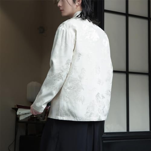 Seidarise Men Hanfu Chinese Traditional Clothes Kung Fu Shirt Long Sleeved Coat3
