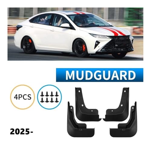 Guardabarros salpicaderos para Chery Arrizo 6 GT 2025: accesorios de protección de coche 5