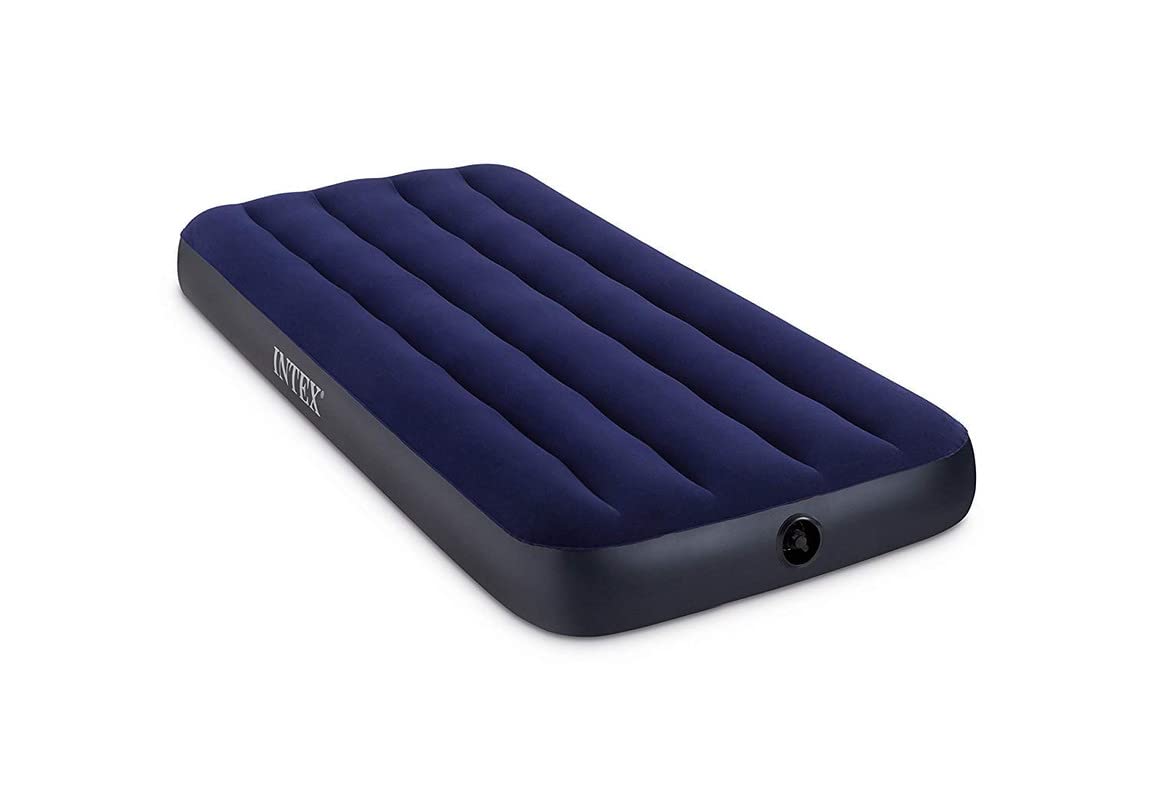 VWretails Inflatable Single- Jr Cot Size (Blue) Without Pump, Inflated Dimensions : 30" x 75" x 10"(76 x 191 x 25) cm-image-18
