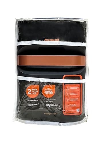 Image of Water Purifier Cover Compatible with Aquaguard Designo NXT 9-Stage RO+UV - Waterproof, Oil & Stain Resistant, Dustproof, Transparent Window, Velcro Closure