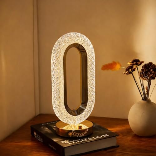 Urban London Lampe de chevet moderne et créative à LED avec contrôle d'intensité et corps en fer