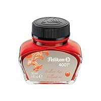 Pelikan Tintenglas Tinte 4001 Brillant-Rot 30 ml, 1 Glas