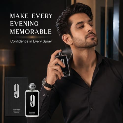 Image of 9PM Eau De Parfum for Men 100ml | Long Lasting Sweet Spicy Vanilla Fragrance | Every day Perfume for Men