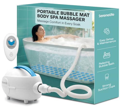 SereneLife Portable Spa Bubble Bath Massager