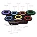 Electric Drum Set Portable Drum Pad Kit 7 Pads with Headphone Jack Pedals Drumsticks Holiday Birthday Gift Musical Instruments Practice Pad Drum Kit No Speaker