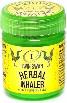 TWIN SWAN™ Traditional Thai Moderate Strong Herbal Inhalent Inhaler (10 g) Pack of 1-image-25