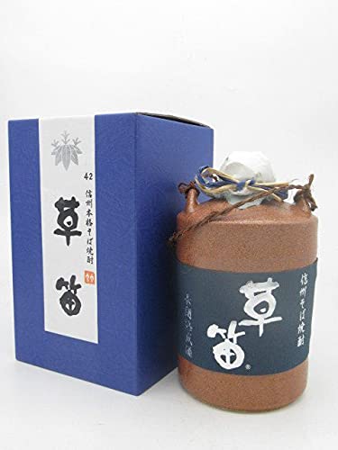 Amazon.co.jp: 【ギフト】 戸塚酒造 草笛 そば焼酎 長期貯蔵 壺入り 42