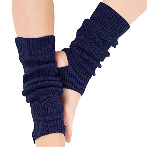 VUCDXOP Tukistore Damen Mädchen Ballettstulpen mit Fersenloch Tanzen Stulpen Ballettstulpen Beinwärmer Ballett Stulpen Legwarmer Armstulpen,Einheitsgröße