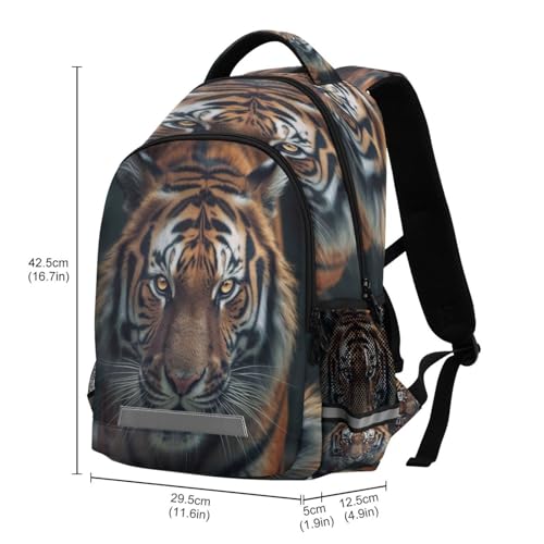 ALAZA Tiger Portrait Animal Backpack for Boys Girls Students Elementary School Bag Kids Bookbag Travel Daypack3