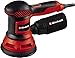Einhell Exzenterschleifer TC-RS 425 E (425 W, inkl. 25 tlg. Schleifteller Ø 125 mm, max. Schwingzahl 26.000 min-1, Schwingkreis 2,5 mm, inkl. Schleifpapier je 1x P60, P80, P120)