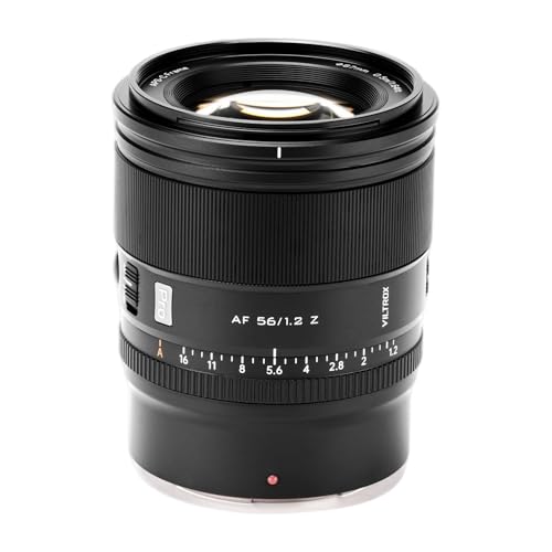 Image of VILTROX 56mm F1.2 Pro Z, AF 56mm f /1.2 Z for Nikon Z-Mount, F1.2 Large Aperture Portrait Lens for Nikon Z Mount Z5 II Z6 II Z7 II Z8 Z9 Zf Z6 III Z7 Z50 Z50 II Z30 Zfc ZR