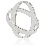 [Ｏｋｉｍａ] アームバンド 袖止めバンド 【日本ブランド】 袖留め アームクリップ メンズ レディース 調整不要 フリーサイズ 2個入り ギフトにも (シルバー)