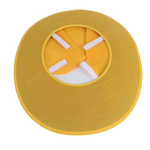 Shade Hard Hat, Foldable Reflective Safety Hat Widened Brim Fiber Lightweight Orange for Light Blocking