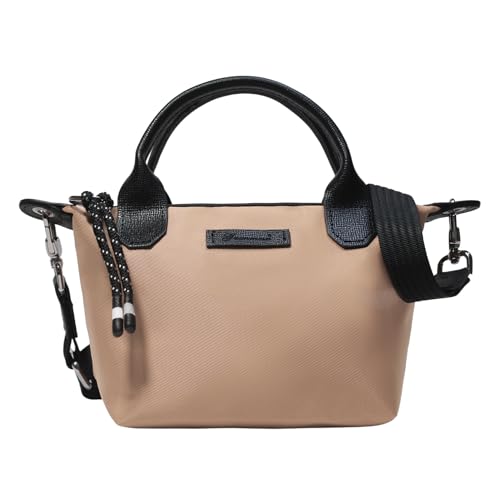 Image of Designer Mini Tote Bag for Women - Lightweight Crossbody Purse with Adjustable Dual Straps (2-Way Carry)