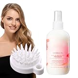 Hitzeschutz-Haarspray, Haarprimer Hitzeschutz für Haare, thermoresistenter Styling-Spray, intensiver Hitzeschutz, fördert weichere Strähnen und verleiht Glanz