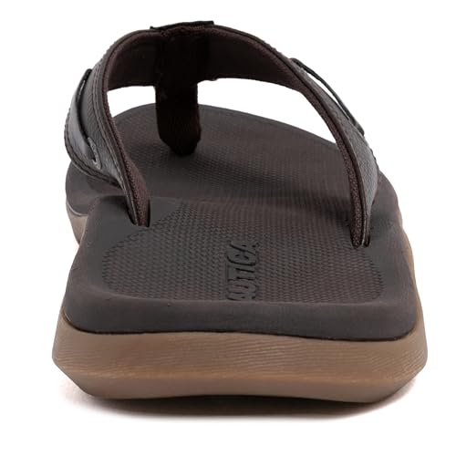 Image of Nautica Men's Flip Flop Shower Sandals Slides - Comfortable Waterproof Beach Footwear Slip-On Thong (Medium /Wide Width)