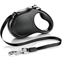 Ezzylife 16ft Retractable Strong Nylon Tape Dog Leash 3-Mode Brake & Lock