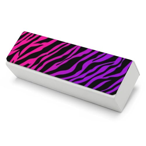 Étui à lunettes motif zèbre et tigre pour homme femme voyage et travail