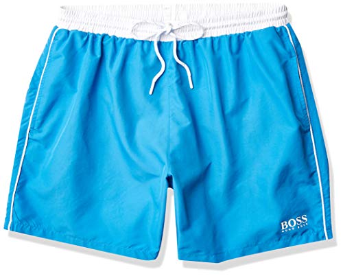 Hugo Boss BOSS Men's Swim Trunks, Sky Blue, L