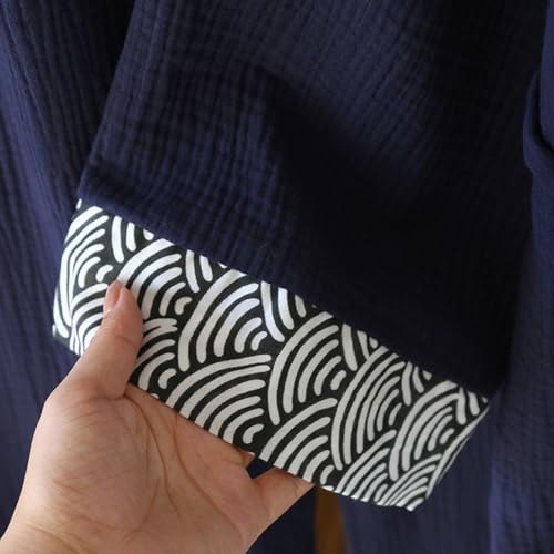 Ensemble pyjama kimono ample pour éviter d'avoir chaud la nuit à la maison - 6