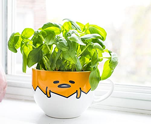Taza de Cerámica Silver Buffalo Gudetama 24 oz con Cuchara miniatura 6
