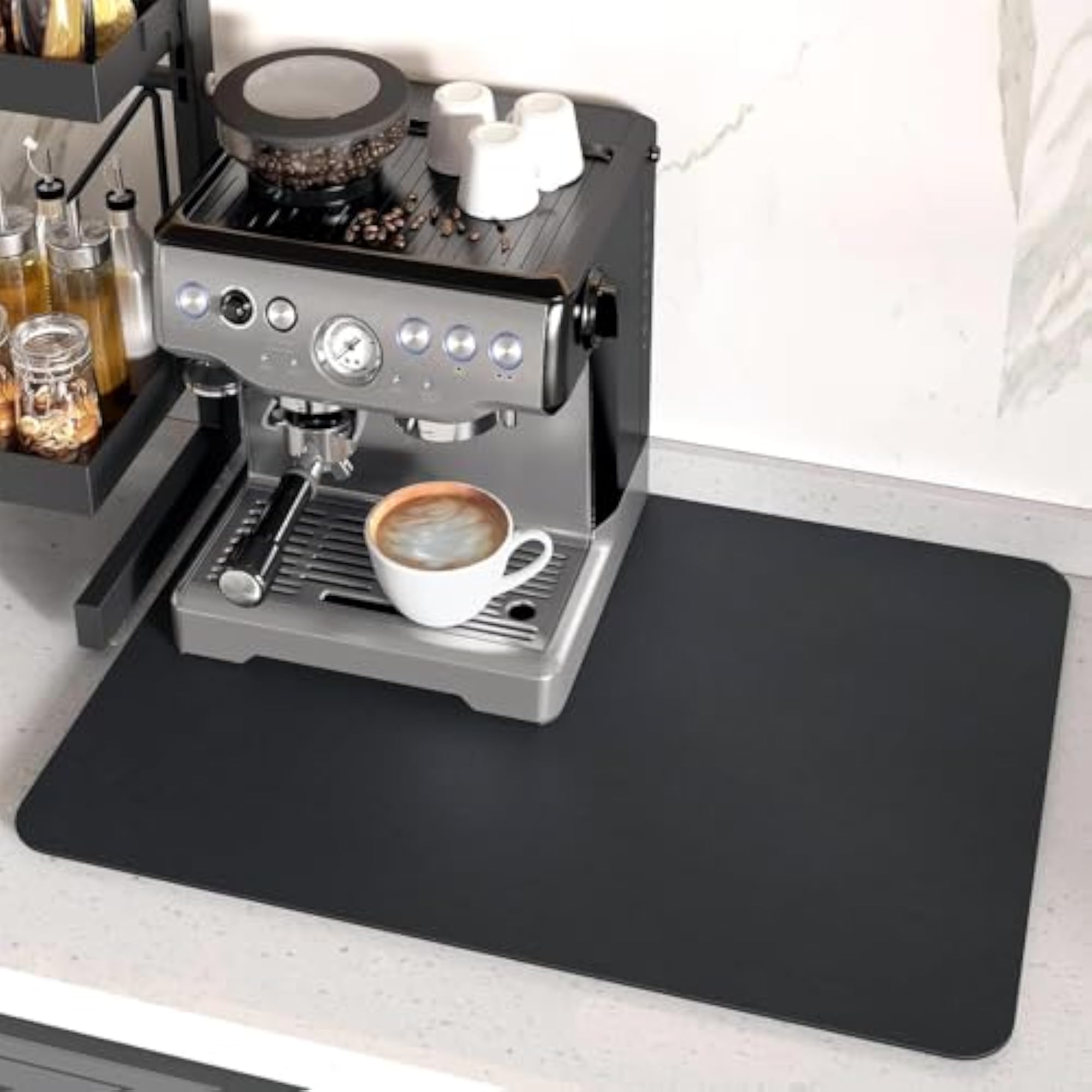 Water Absorbent Kitchen Slab Mat, Quick Drying