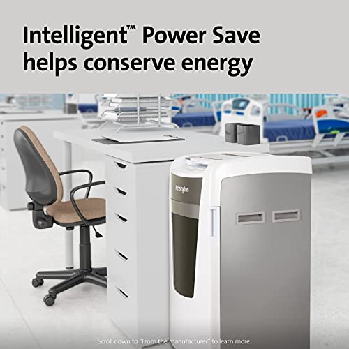 Image of Kensington Shredder - New OfficeAssist 600-Sheet Auto-Feed Micro Cut Anti-Jam Heavy Duty Shredder with 29 gallons Waste Capacity, Lockable Chamber and 4 Casters (K52052AM)